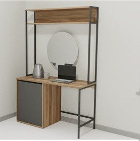 Resim Lagomood Modulago Otel Masa&minibar Antrasit Ceviz 