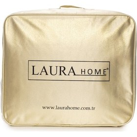 Resim Varol Laura Home Twin Yorgan Çift Kişilik Beyaz 