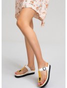 Resim Carlaverde Anatomic Kadın Parmak Arası Terlik 4551 Sarı 