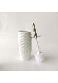 Resim Motifli Seramik Tuvalet Fırçası (3027Bnyfr) 