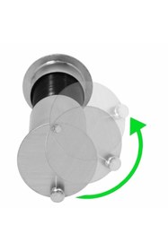 Resim Arvax Kapaklı Geniş Çelik Kapı Dürbünü 60-90 Mm Ayarlanabilir Dürbün 