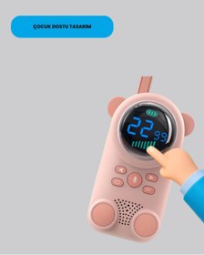 Resim shopwave LCD Ekranlı Bebek m2 Telsizi 