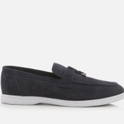 Resim LACİVERT-NAVY, , Hakiki Deri Lacivert Erkek Loafer 