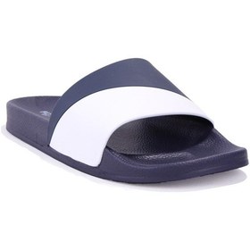 Resim Fly Soft S263071 Lacivert Beyaz Günlük Ortopedik Erkek Spor Terlik Lacivert 