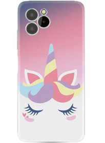 Resim Oukitel C21 Pro Kılıf Silikon Desen Özel Seri Sweety Unicorn 1737 