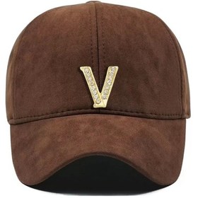 Resim İsme Özel Süet Kep Şapka - Ab01013 - Kahverengi Kahverengi 