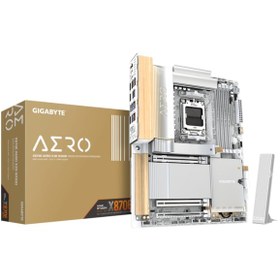 Resim Gigabyte X870e Aero X3d Wood Ddr5 9000 O.c Am5 Hdmı Atx Anakart 