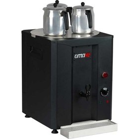 Resim Cay01 E11 Çay Makinesi 3 Demlikli Elektrikli 40 Litre Siyah 