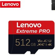 Resim Lenovo Mikro Sd Kart 200 Mb/s'ye Kadar Hafıza Kartı Microsdxc Kartları Uhs-ı A2 512gb 