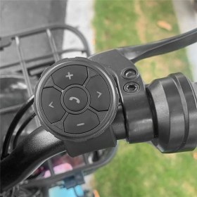 Resim Glimmerven Robot Kablosuz Bluetooth Uzaktan Kumanda Evrensel Motosiklet / Bisiklet Gidon Medya Denetleyicisi Araba Direksiyon Kontrolü (Yurt Dışından) 