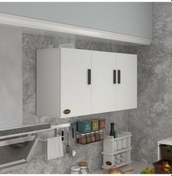 Resim Kenzlife Hazır Mutfak Canna32 Byz 060 120 32 Mutfak Banyo Dolabı Kapaklı Raflı 