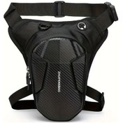 Resim Chuangyinshop 6/8 İnch 9731 Siyah Eva Su Geçirmez Motorcu Bacak Çantası 6'lı Set Ayarlanabilir Askı 9731-6/8 İnç 