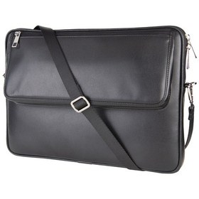 Resim 2k S.deri Laptop Çantası,tablet Çantası,13.3'' İnç,vegan,omuz Ve Valiz Askılı,aksesuar Ve Evrak Cepli,24 34 2 Cm.,siyah Laptop Çantası 