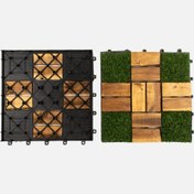 Resim Modüler Çim Yer Karosu 30x30 cm 