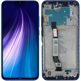 Resim Qudex Xiaomi Redmi Note 8 Çıtalı Dokunmatik Lcd Ekran Mavi 