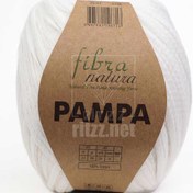 Resim Fibra Natura Pampa Pamuk Ribbon \u002F 23-01 \u002F Beyaz 