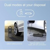 Resim Supermarket1 Araba Hava Pompası, Dijital Ekranlı, Kablolu, Siyah Gri, Abs Malzeme, 780g Ağırlık, 17.5x7.4x4.9cm Boyut, Bs-2291 Model 