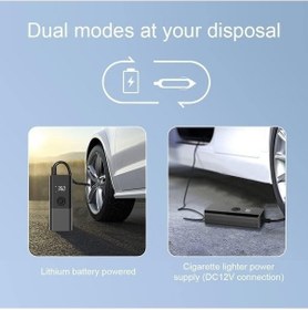 Resim Supermarket1 Araba Hava Pompası, Dijital Ekranlı, Kablolu, Siyah Gri, Abs Malzeme, 780g Ağırlık, 17.5x7.4x4.9cm Boyut, Bs-2291 Model 