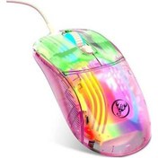 Resim Wholesale00 Cbtx Hxsj X400 12800 Dpı 6 Tuşlu Şeffaf Rgb Oyuncu Mouse - Ergonomik Design X400 