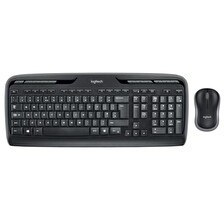 Resim Logitech MK320 Kablosuz İngilizce Q 920-002836 Klavye Mouse Set 