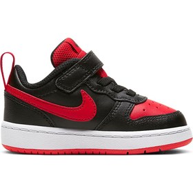 Resim Nike Court Borough Low 2 Çocuk Siyah Spor Ayakkabı 