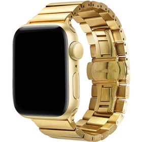 Resim Watch 42mm Uyumlu KRD-41 Metal Zore Kordon-Gold 