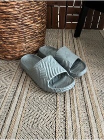 Resim Behtah Kundura Erkek Yiezyy Modeli Terlik Sport Terlik Kaymaz Taban Plaj Havuz Sahil Günlük Terlik 