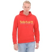 Resim Timberland Ls 50Th Anniversary Est. 1973 Hoodie Bb Erkek Sweatshirt Kırmızı 
