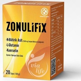 Resim Zonulifix N-Bütirik Asit, L-Glutamin, Kuersetin 20 Şase 