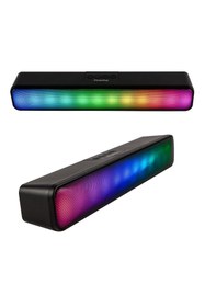 Resim Piranha 7880 Kablosuz Hoparlör | RGB LED Işıklı TWS Bluetooth | AUX, USB & TF Kart Girişi | Şarj Edi 