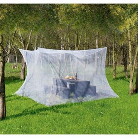 Resim Büyük Beyaz Kamp Sivrisinek Ağı Çadırı - Tek Açıklık, Böcek Geçirmez, Taşınması Kolay, Dayanıklı Polyester Kumaş, İç ve Dış Mekan Kullanımı İçin İdeal, Dış Mekan Kamp Ekipmanı | Modern Kamp Ekipmanı | Dayanıklı Kumaş 