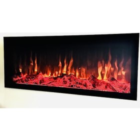 Resim 14 Efekt Dekoratif Şömine Bluetoooth+kumanda+çıtırtı 100x25x16 Cm 