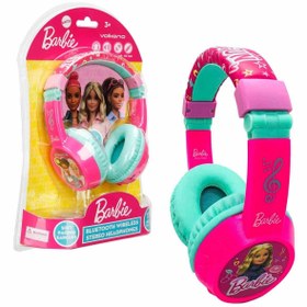 Resim Volkano Barbie Bluetooth Kulak Üstü Çocuk Kulaklığı 