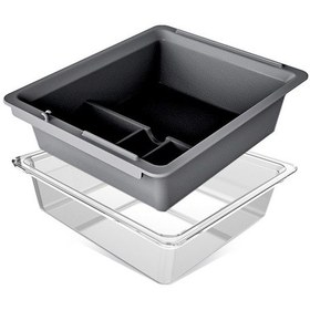 Resim Yifomall Orta Konsol Düzenleyici Tepsi Seti, Gizli Çekmece Saklama Kutusu Takımı, Tesla Model 3 Model Y 2021-2022 İçin Yedek, Siyah 