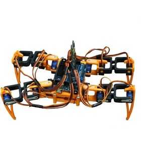 Resim 4 Ayaklı Arduino Örümcek Robot Yeni Pla Plastik Parça Seti Elektronik Dahil Değil Sg90 Uyumlu 