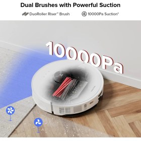 Resim Roborock 10000PA Ultra Emiş Gücü Hepa Filtreli Premium Akıllı Robot Süpürge | Ekstra Kenar Paspaslama Sistemi | Kendi Kendini Temizleme | Onerous Lambader Hediye! 