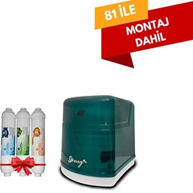 Resim Pera Water Stong Kapalı Kasa 7 Aaşamalı Ultra Alkali-extra Mineralli Pompasız Su Arıtma Cihazı 