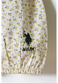 Resim U.s. Polo Assn. Kız Bebek Sarı Şort Takım Sarı 