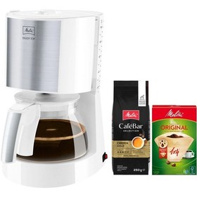 Resim Enjoy Top Filtre Kahve Makinesi, 1.2 L Kapasitesi, 1000W, Damlama Durdurucu, Aroma Selector, Otomatik Kapanma, Beyaz 