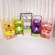 Resim 1 Adet Sanrio Sevimli Sızdırmaz Su Şişesi - Çift Pipetli, Büyük Kapasiteli, Spor ve Seyahat İçin Uygun, Hediye Seçimi için Mükemmel, Doğum Günü Hediyeleri için İdeal 