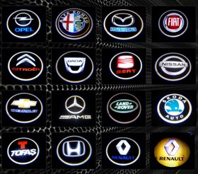 Resim Araç Kapı Altı Logo Led Işık (2 adet) - Alfa Romeo 