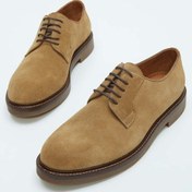 Resim Tamer Tanca Erkek Hakiki Deri Bej Casual Ayakkabı 183 27456 Erk Ayk Sk23/24 Bej Suet Bej 