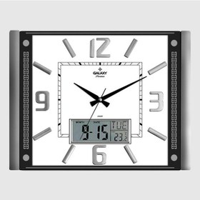 Resim Galaxy T-711-g-2 Premium Termometreli Ve Takvimli Duvar Saati ÇOk Renkli 