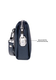 Resim Bloominbag Forte Wrist Midnight Navy Unisex Kilitli Clutch Çanta Lacivert 
