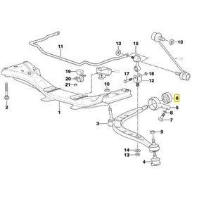 Resim Bmw E30 Ve Z1 Uyumlu Frow Salıncak Burcu 31129058931 