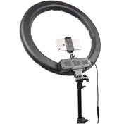 Resim RL-18 Selfie Işığı Tripodlu Ring Light Parlaklık, Işık Açısı ve Renk Sıcaklığı Ayarlı Newface