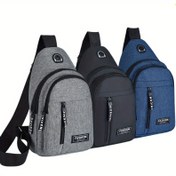 Resim 1 adet Çok amaçlı omuz çantası - Erkek ve kadın için crossbody çanta, açık hava seyahati ve iş için 