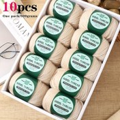 Resim 10 adet Avustralya Yün İplik [Paket Ağırlığı Yaklaşık 500G/10 Toplu Paket], Orta Kalınlık, Örgü Etkisi, Yumuşak ve Sıcak, Kazaklar, Montlar, Yelekler, Şal, Atkı, Şapkalar ve Çeşitli DIY Örgü Giysileri için Uygun 