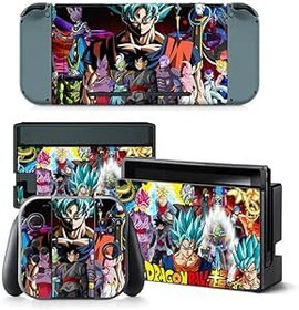 Resim InnaGeek - Nintendo Switch DBZ için Koruyucu Kılıf Sticker Vinil 