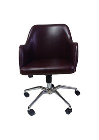 Resim Çalışma Sandalyesi Kapitone Desenli Örümcek Yıldız Ayaklı Bordo 